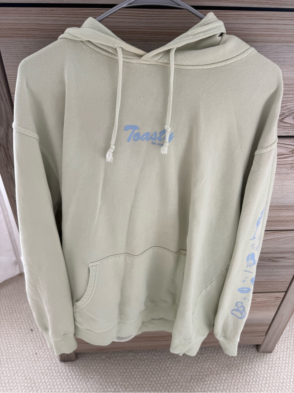The Toast Light Green Merch sweat set - size large